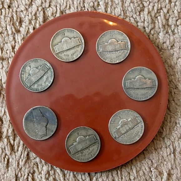 One Set of Seven (7) 1943 Liberty Nickels - Picture 4 of 4